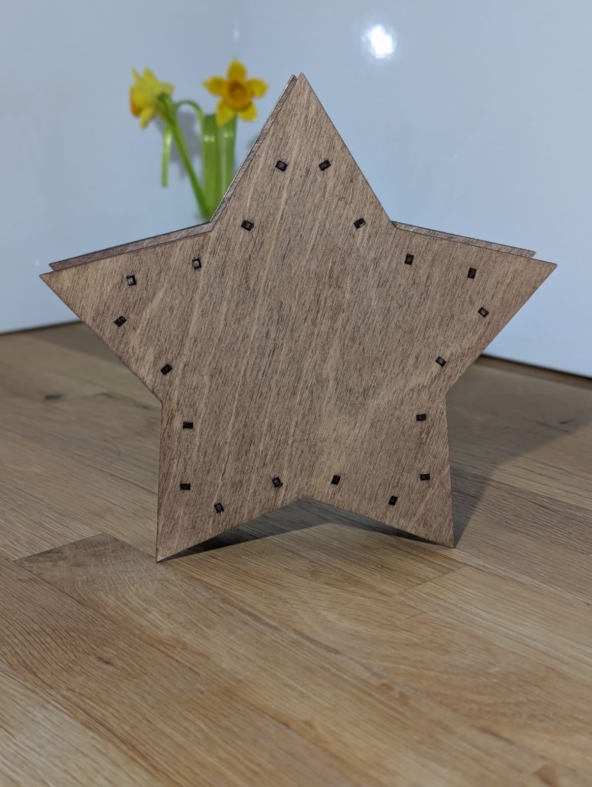 Walnut Opal Teardrop Star Light Box - Image 5