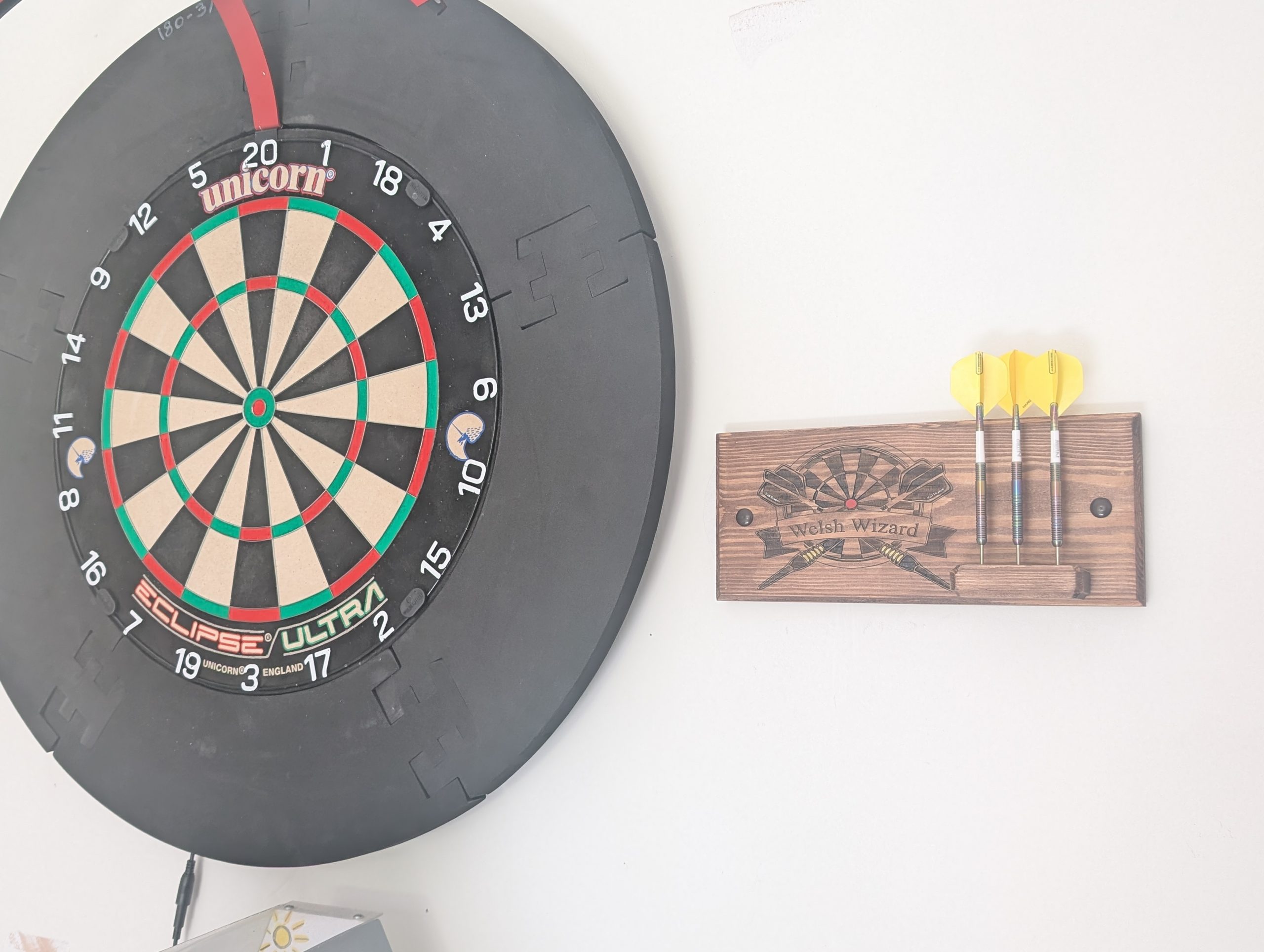 Redwood & Birch Plywood Custom Dart Holder - Image 5