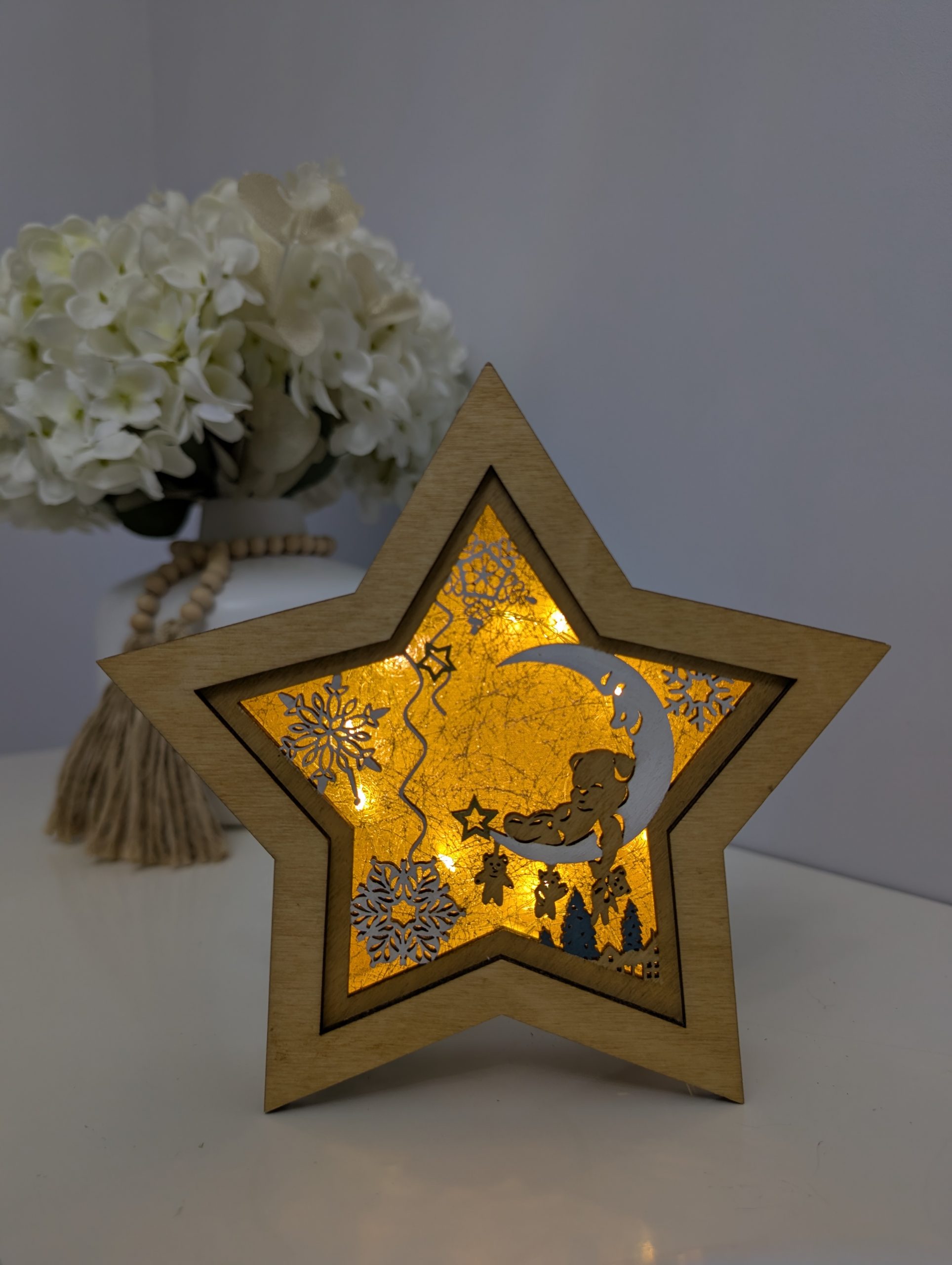 Teddy Bear Star Nightlight