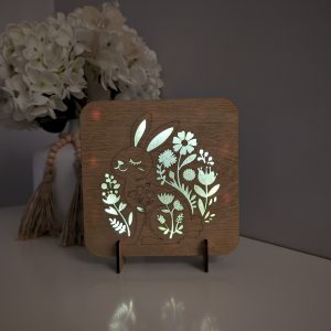 Bunny Laser-Cut Nightlight