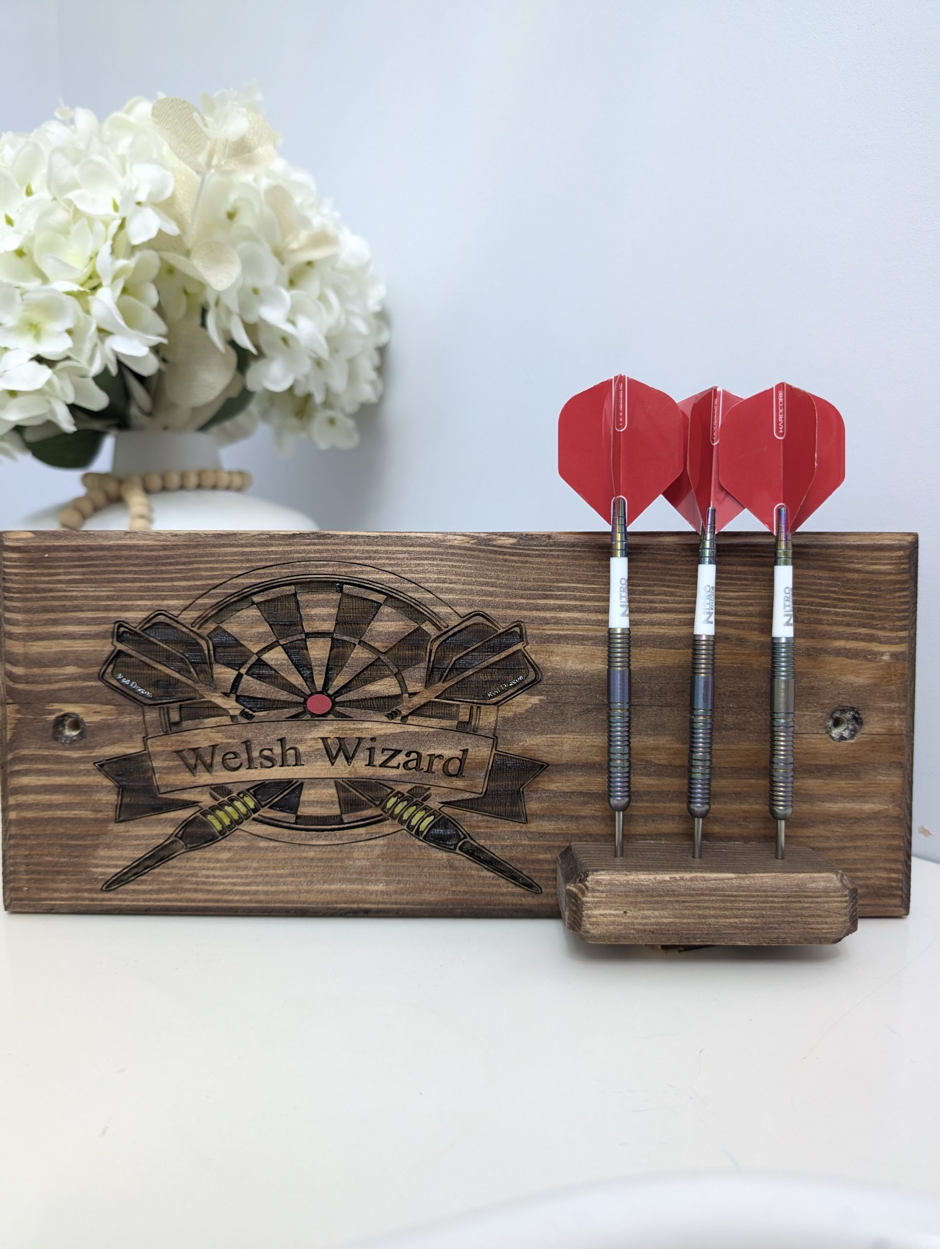 Redwood & Birch Plywood Custom Dart Holder