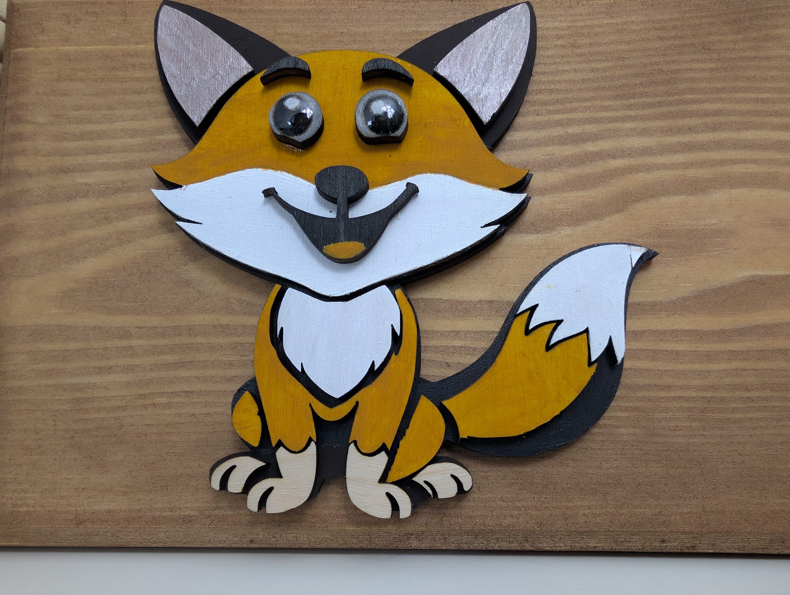 Playful Animal-Themed Redwood & Birch Plywood Coat Hook - Image 7