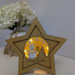 ❄️Snowman Star Light Box