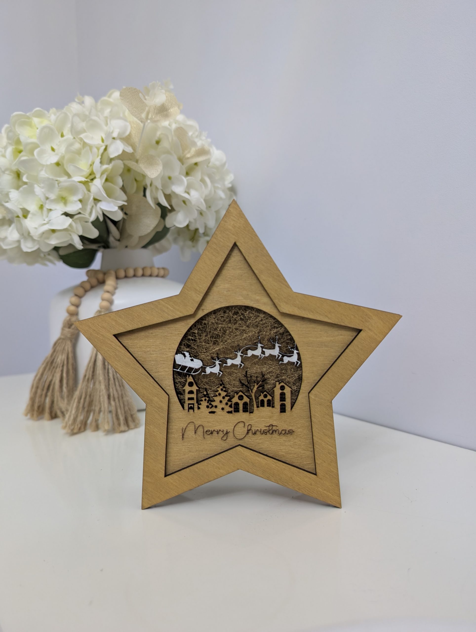 ✨ Santa’s Sleigh Star Light Box - Image 3