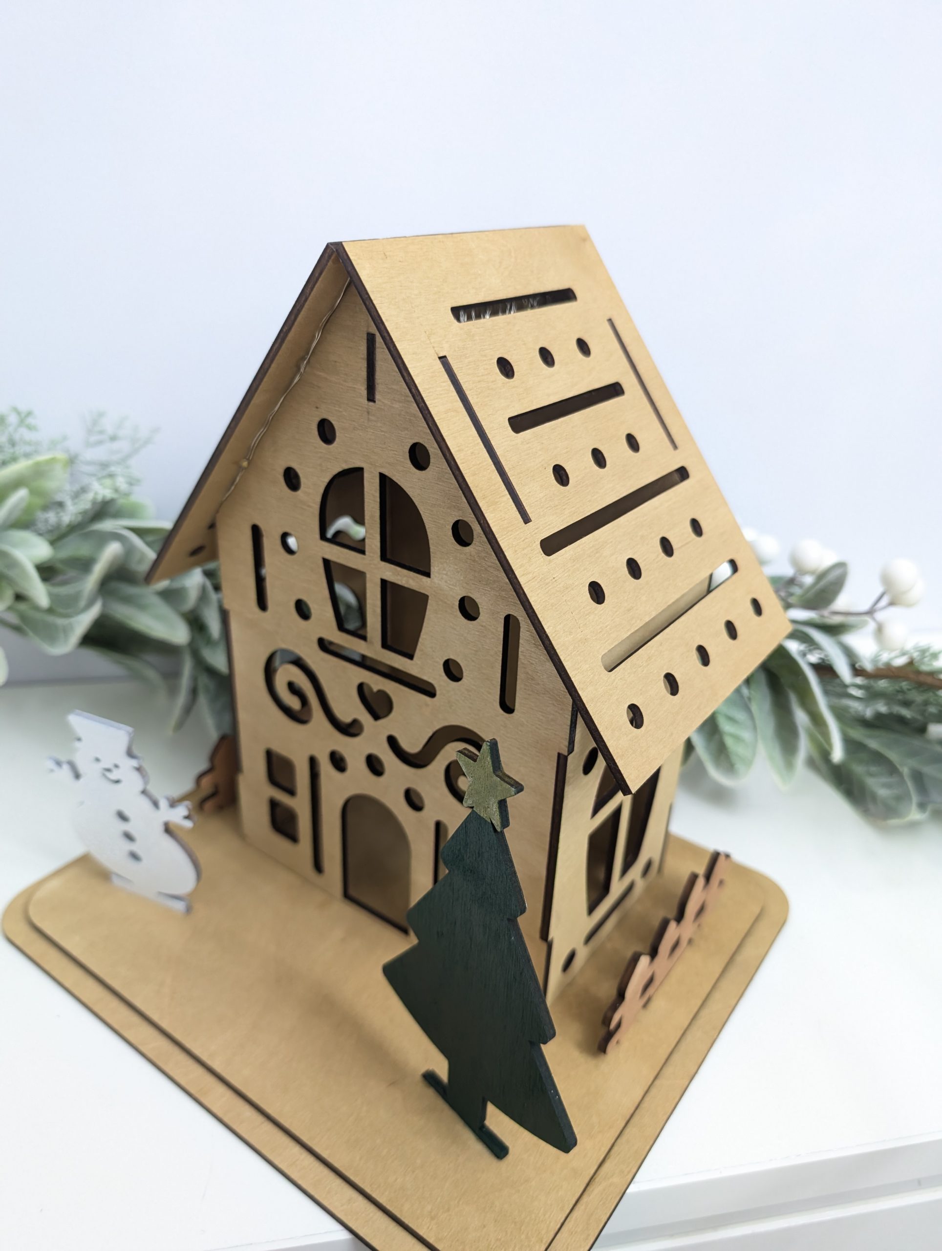 Large Christmas House with LED Lights - Image 6