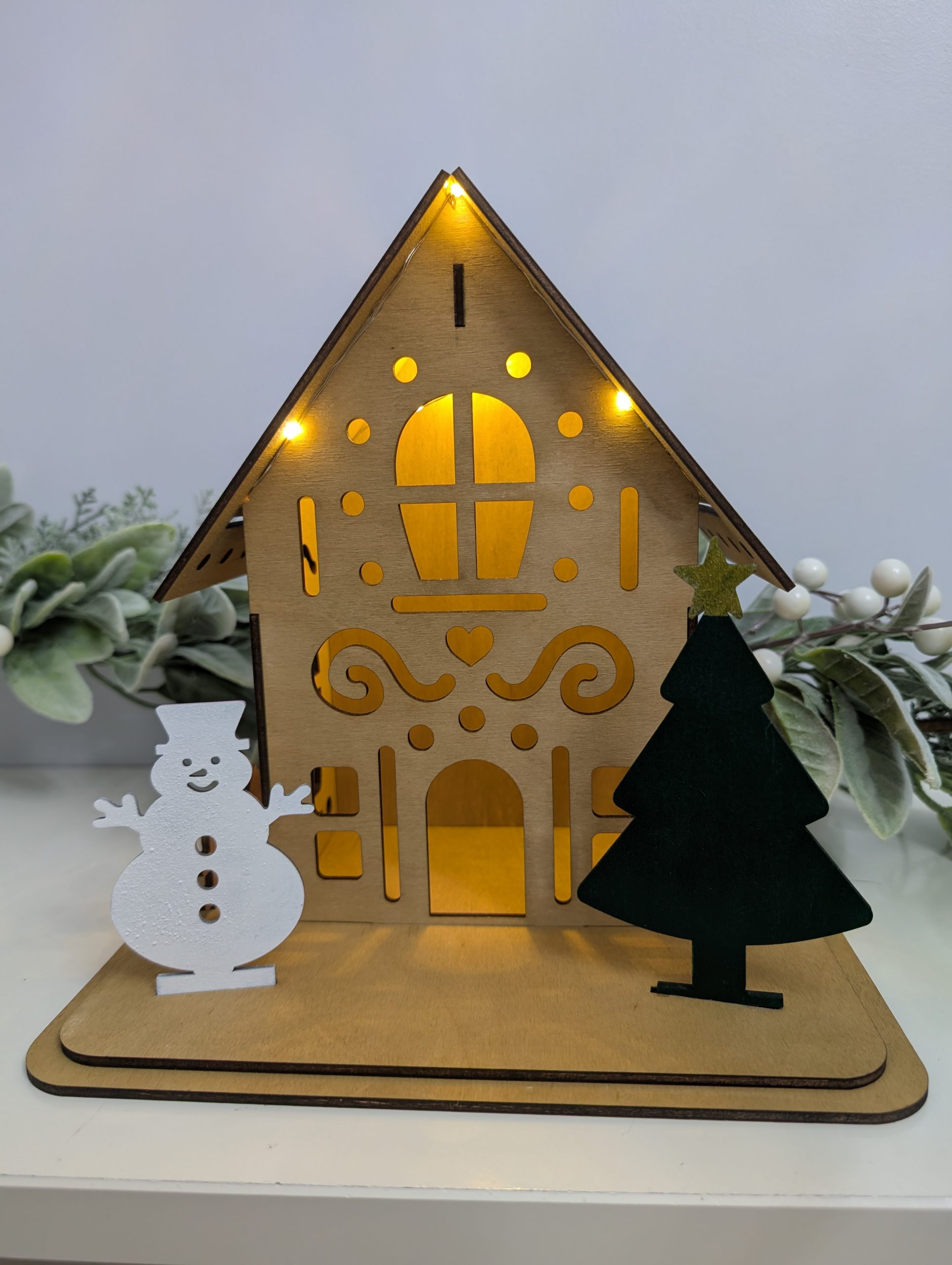 Large Christmas House with LED Lights - Image 2