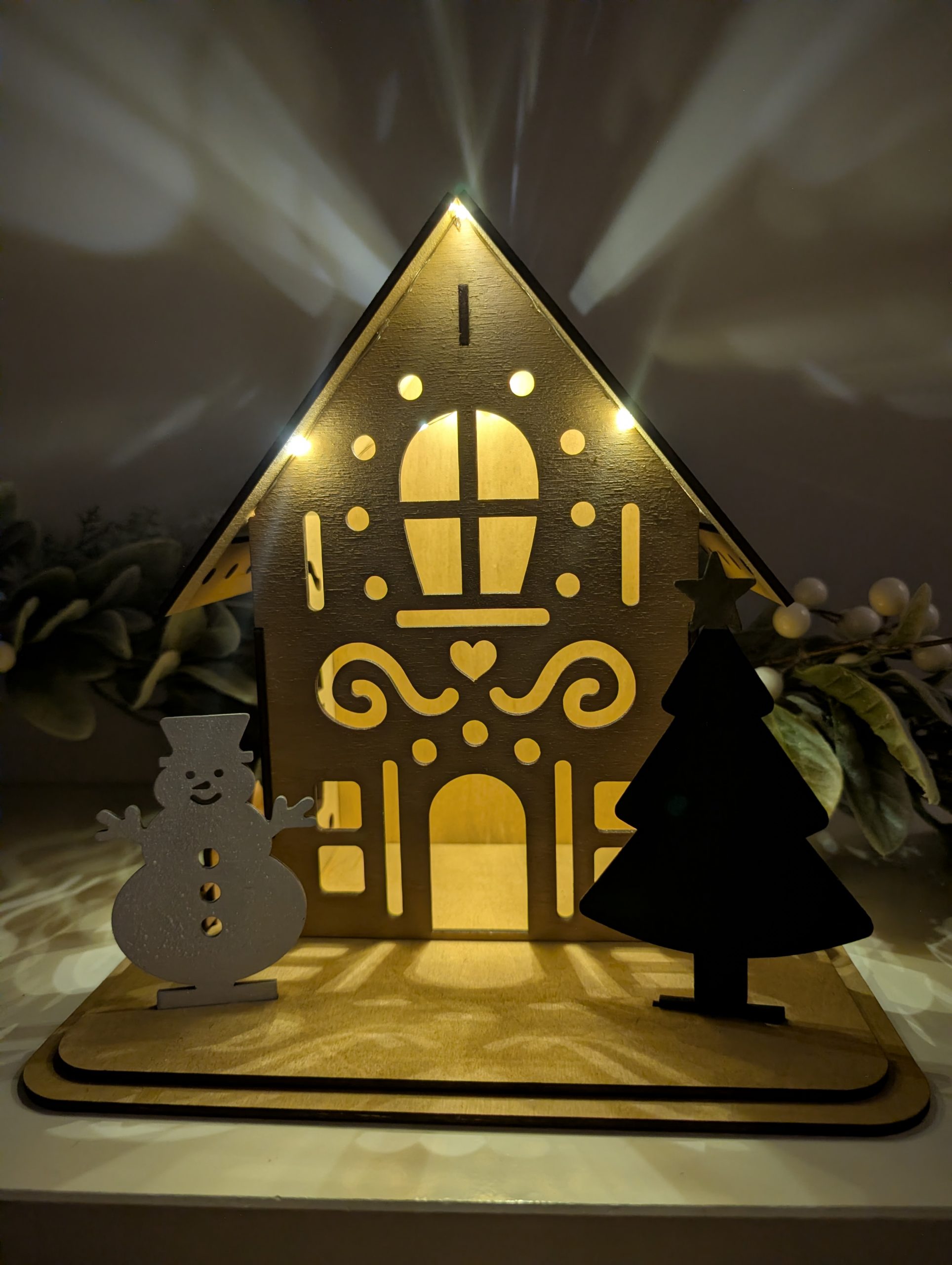 Large Christmas House with LED Lights - Image 8