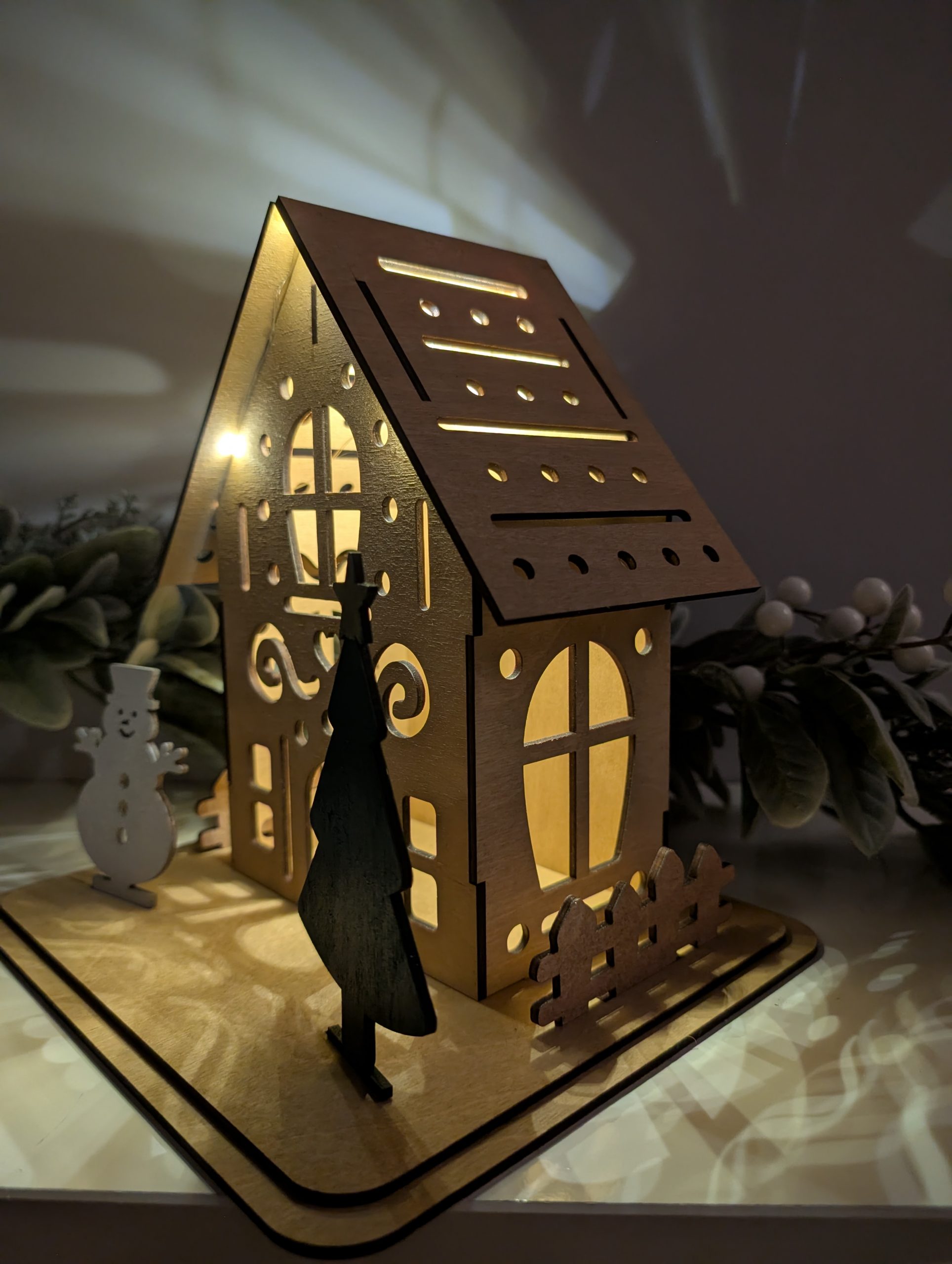 Large Christmas House with LED Lights - Image 9