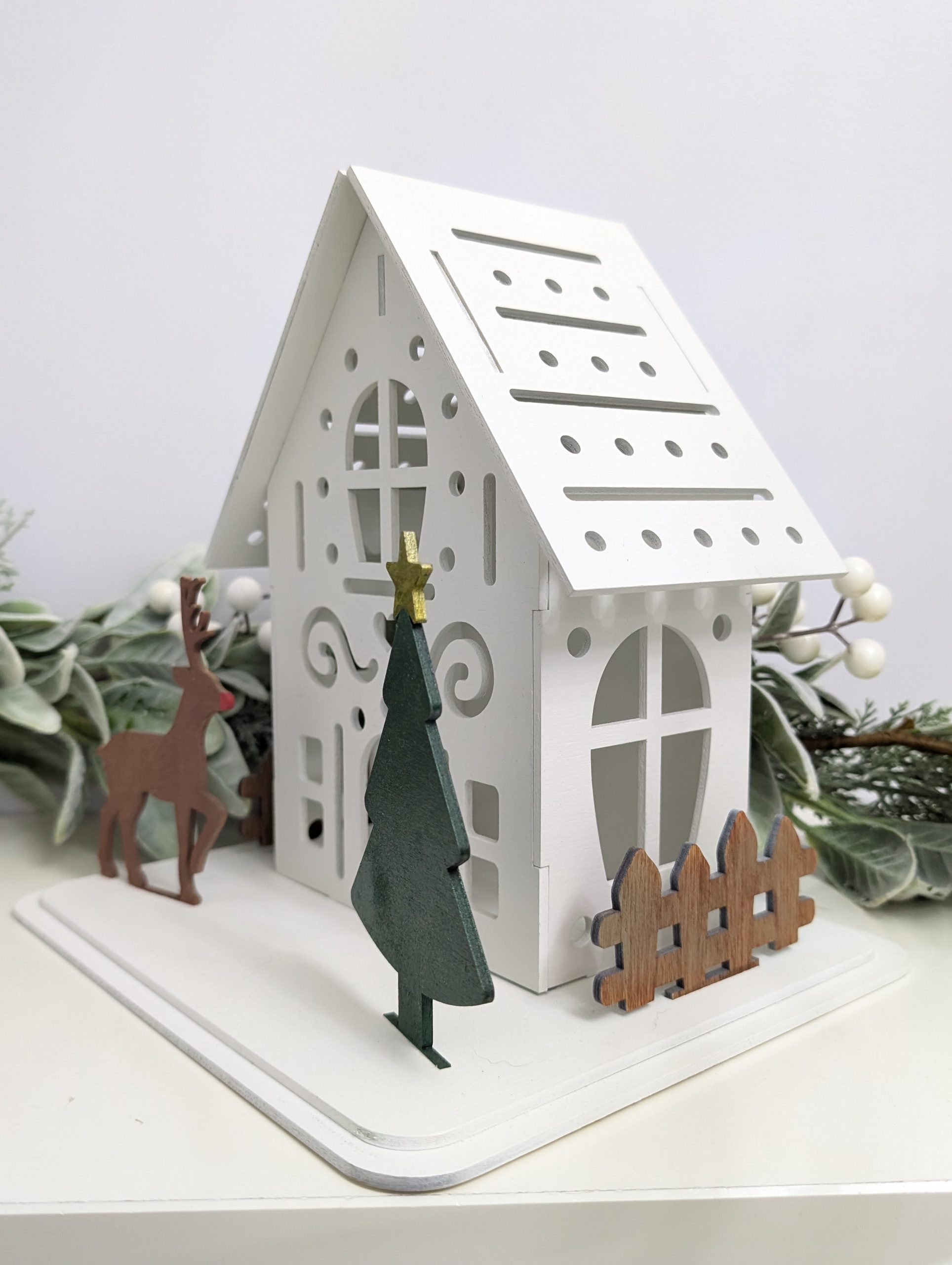 Large Christmas House with LED Lights - Image 7