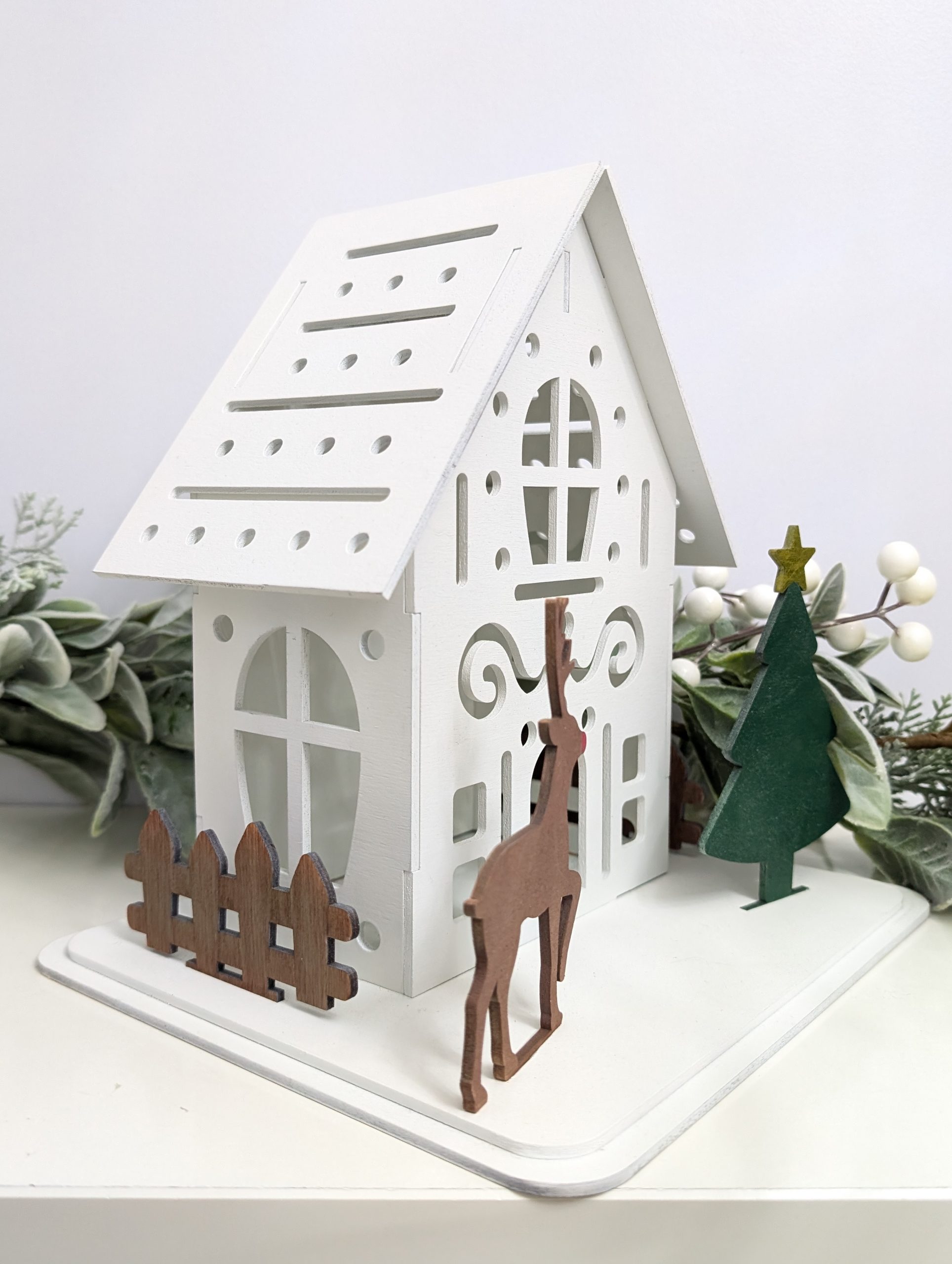 Large Christmas House with LED Lights - Image 5