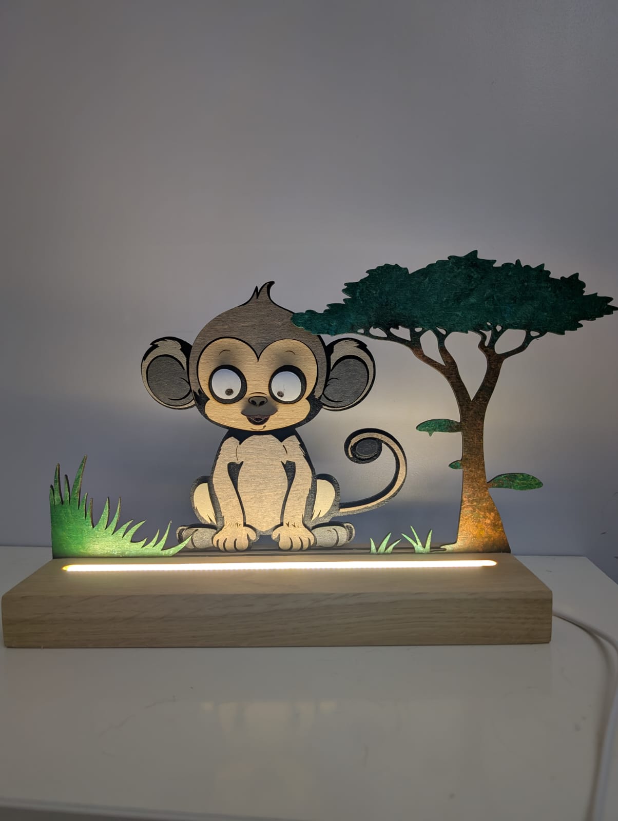 Monkey Themed Children's Nightlight