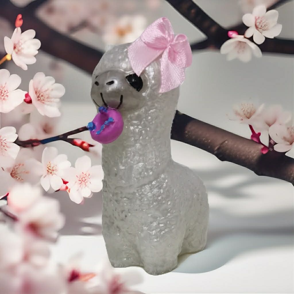 Handcrafted Resin Lama