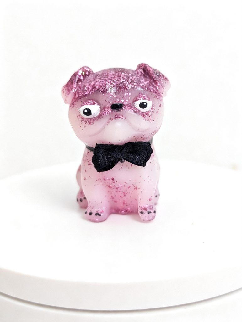 Handcrafted Resin Pug Pup #1