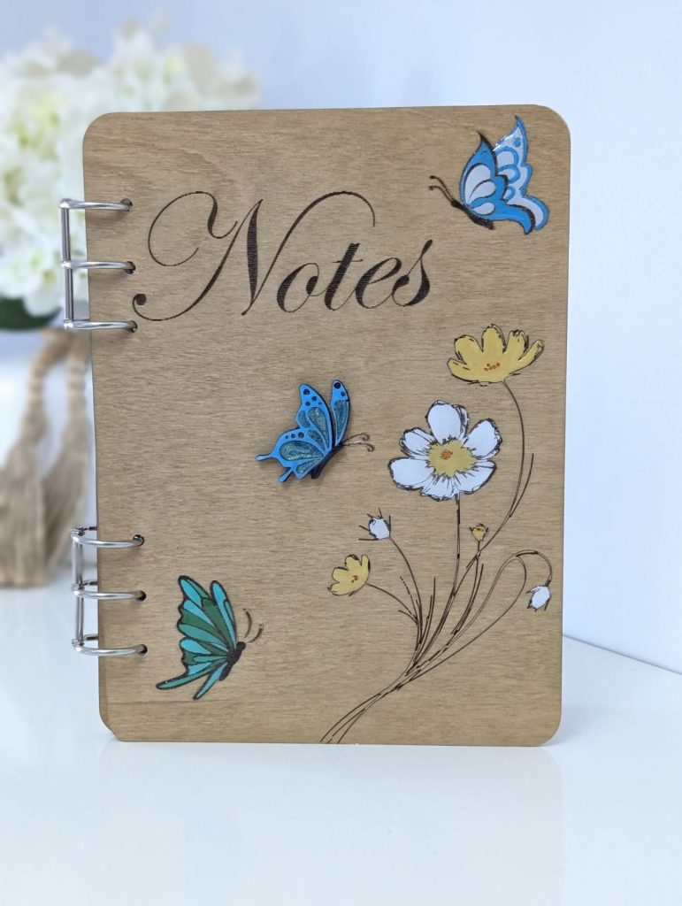 Flower Themed A5 Notebook